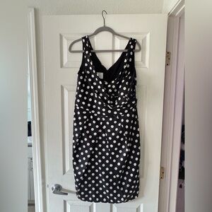 NWT Suzi Chin for Maggy Boutique Women's Polka Dot Dress